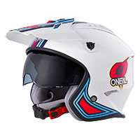 オニール ボルト MN1 ヘルメット ホワイト レッド ブルー