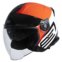 オリジン パリオ 2.0 スカウト ヘルメット ブラック レッド フルオ
