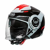 プレミア クール エボ OPT 2 ヘルメット ホワイト ブラック レッド