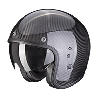 Scorpion Belfast Evo Carbon Solid Helmet Black