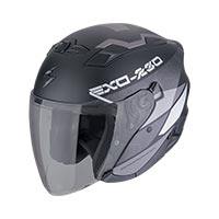 Scorpion Exo 230 Band Helmet Black Red