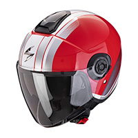 Scorpion Exo City 2 Vel Helmet Red White