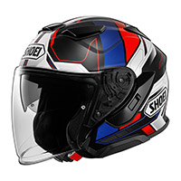 Shoei J-cruise 3 Whizzy Tc-10 Helmet Red Blue