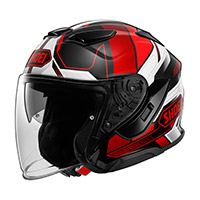 Shoei J-Cruise 3 Whizzy TC-1 Helm rot