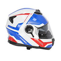 Acerbis Serel 2206 モジュラー ヘルメット ホワイト ブルー レッド