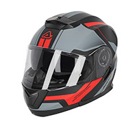 Acerbis Serel 2206 モジュラー ヘルメット ブラック レッド