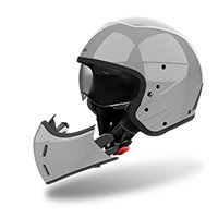 Airoh J110 Color Helm zementgrau glänzend - 2