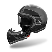 Casco Airoh J110 Raster negro opaco - 2