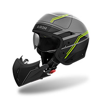 Airoh J110 Slim Helm gelb matt - 2