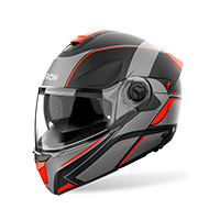 Casco Modular Airoh Specktre Leaf naranja opaco - 2