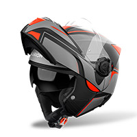 Casco Modulare Airoh Specktre Leaf arancio opaco