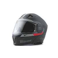 Blauer Naca Modular NM01B Helm weiß