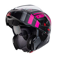 Caberg Horus X Road Helmet Black Fuchsia Lady
