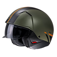 Hjc I20 Batol Helmet Green Orange - 2