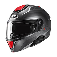 Casco Modulare Hjc I91 Arven Rosso