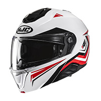 Casco Modular Hjc i91 Tricus rojo