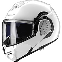 LS2 FF906 アドバント ソリッド モジュラー ヘルメット ホワイト
