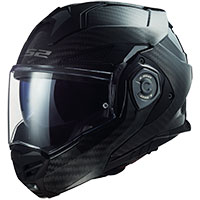 Ls2 Ff901 Advant X Carbon Solid Helmet Black - 2