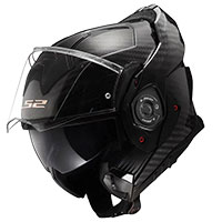LS2 FF901 アドバント X カーボンソリッド ヘルメット ブラック