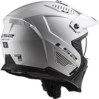 Ls2 Of606 Drifter Solid Helmet White - 2