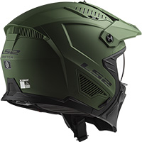 Ls2 Of606 Drifter Solid Helmet Green Matt - 2