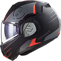 Ls2 Ff906 Advant Codex Modular Helmet Black Titanium - 2