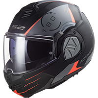 LS2 FF906 アドバント コーデックス モジュラー ヘルメット ブラック チタン