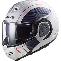 Ls2 Ff906 Advant Cooper Modular Helmet White Blue