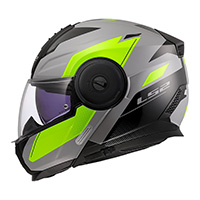 Ls2 Ff902 Strobe 2 Duria Helmet Black Red Matt