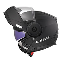 S2 FF902 Strobe 2 Helm schwarz matt - 2