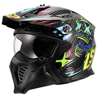 Ls2 Of606 Drifter Rayz Helmet Black Blue