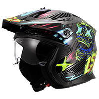 Ls2 Of606 Drifter Rayz Helmet Black Blue