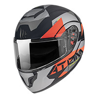 マウントヘルメット アトム Sv W17 A5 モジュラー ヘルメット レッド - 2