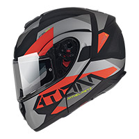 マウントヘルメット アトム Sv W17 A5 モジュラー ヘルメット レッド - 3