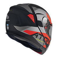 マウントヘルメット アトム Sv W17 A5 モジュラー ヘルメット レッド - 4