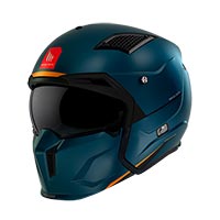 Mt Helmets Streetfighter Sv S Solid A7 Bleu Mat