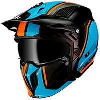MT Helmets Streetfighter SV Twin A4 naranja fluo