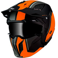 Mt Helmets Streetfighter Sv Twin C4 Orange Fluo