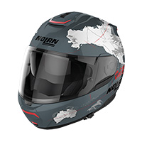 Nolan N100.6 Legend Checa N-com Helmet Grey