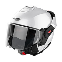 Nolan N120.1 Classic N-com Helmet White - 2
