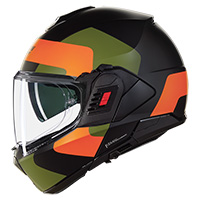 Nolan N120.1 Omocromo Helmet Green Matt