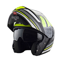 Casco Modular Nos NS-14 Nitro azul rojo opaco