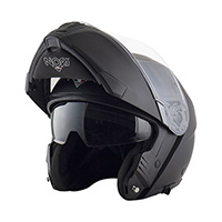 Casco modular Nos NS-15F negro opaco