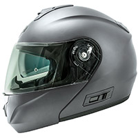 NOS NS 8シールモジュラーヘルメットグレーマット