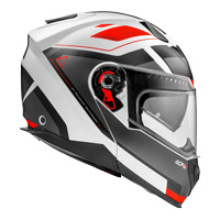 Premier Delta Evo As 2 Bm Modular Helmet White Red - 4