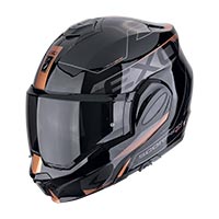 Casco Scorpion EXO Tech Evo Traveller rojo