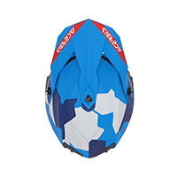 Casque Acerbis Linear 2206 bleu rouge 2 - 3