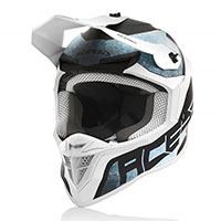 Acerbis Linear Helmet White Light Blue