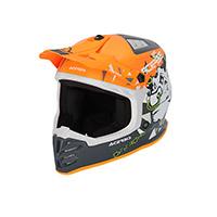 Acerbis Profile Junior Helmet Orange Grey