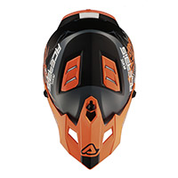 Casco Acerbis Profile Junior naranja negro - 3